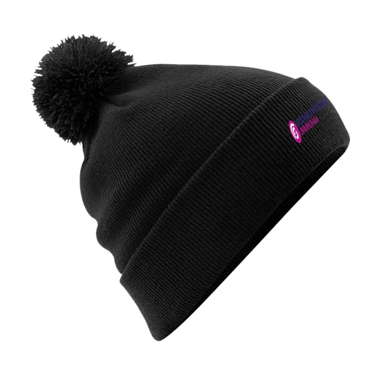 Original Pom Pom Beanie : Black